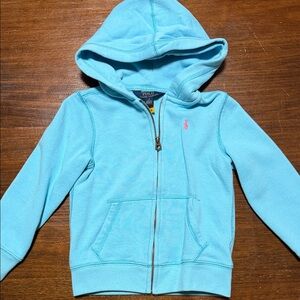 Polo by Ralph Lauren Kids Light Blue Zip-Up Hoodie